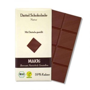 Packung Bio Dattel Schokolade Natur 59%